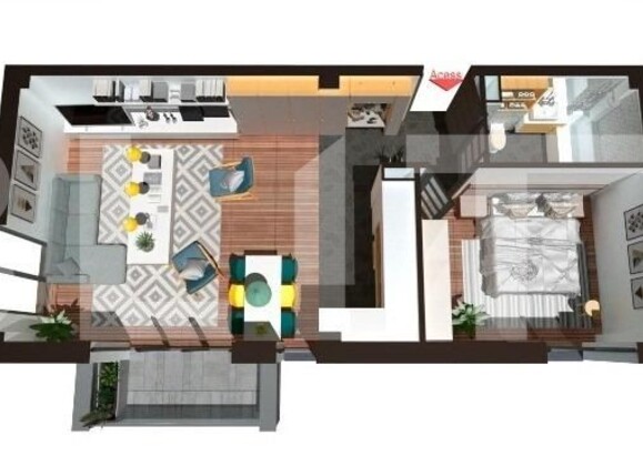 Apartament de vânzare 2 camere Floreşti - 128822AV | BLITZ Cluj-Napoca | Poza1