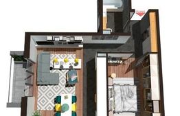 Apartament 2 camere, 55 mp, balcon, Finisat, etaj intermediar, zona exclusivista Floresti