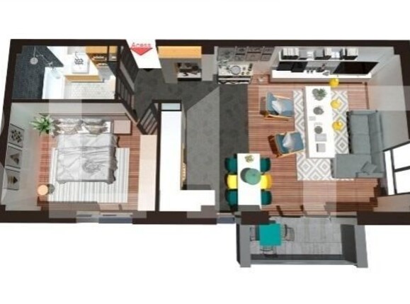 Apartament de vânzare 2 camere Floreşti - 128828AV | BLITZ Cluj-Napoca | Poza1