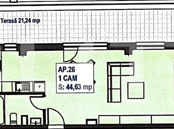 Garsonieră de vânzare Floreşti - 128831AV | BLITZ Cluj-Napoca | Poza2