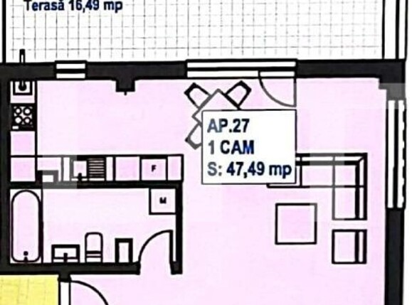 Garsonieră de vânzare Floreşti - 128832AV | BLITZ Cluj-Napoca | Poza2