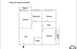 Vanzare apartament 3 camere, 80 mp, decomandat, zona Gradini Manastur!