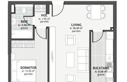 Comision 0! Apartament cu 2 camere, 54mp, zona Centrala 