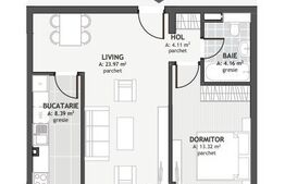 Comision 0 la achizitie! Apartament cu 2 camere, 54mp, zona Centrala 