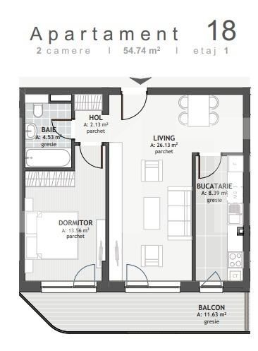 Apartament de vânzare 2 camere Floreşti - 129139AV | BLITZ Cluj-Napoca | Poza3