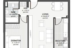 Comision 0! Apartament cu 2 camere, 54.85mp, zona Centrala 