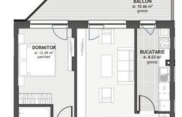 Comision 0! Apartament cu 2 camere, 54.91mp, zona Centrala 