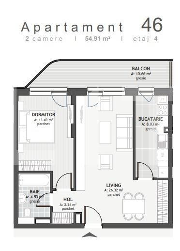 Apartament de vânzare 2 camere Floreşti - 129149AV | BLITZ Cluj-Napoca | Poza2