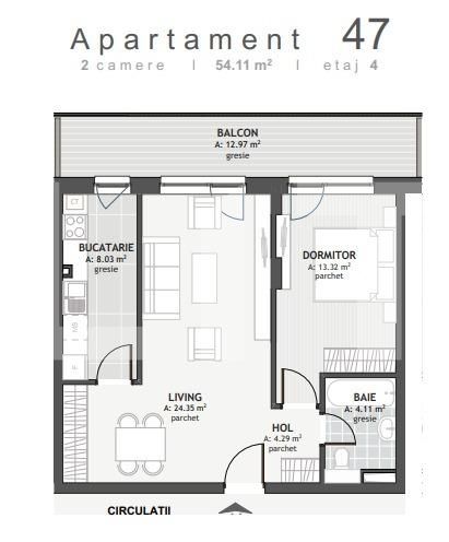 Apartament de vânzare 2 camere Floreşti - 129158AV | BLITZ Cluj-Napoca | Poza2