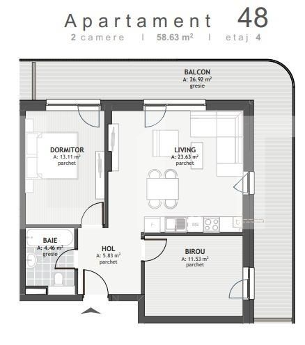 Apartament de vânzare 3 camere Floreşti - 129165AV | BLITZ Cluj-Napoca | Poza2
