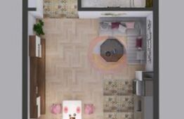 Apartament semifinisat, 1 camera, 41mp, zona Avram Iancu