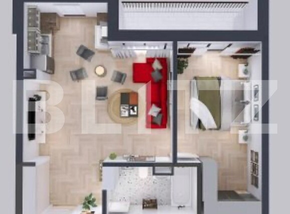 Apartament de vânzare 2 camere Floreşti - 129351AV | BLITZ Cluj-Napoca | Poza10