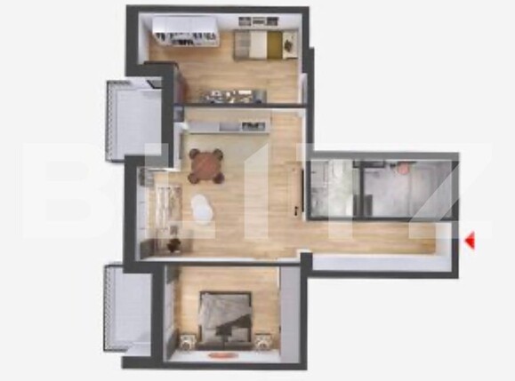 Apartament de vânzare 3 camere Floreşti - 129355AV | BLITZ Cluj-Napoca | Poza9