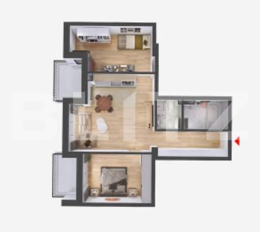 Apartament de vânzare 3 camere Floreşti - 129355AV | BLITZ Cluj-Napoca | Poza9