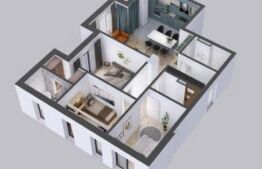 Apartament semifinisat, 4 camere, 89,60mp, zona Avram Iancu