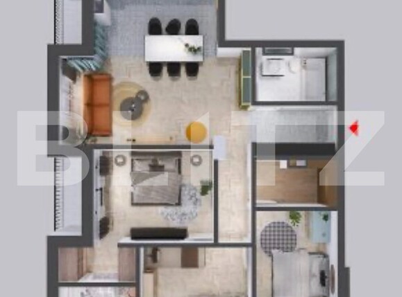 Apartament de vânzare 4 camere Floreşti - 129360AV | BLITZ Cluj-Napoca | Poza11