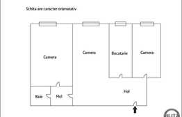 3 camere, 46 mp, parcare, zona strazii Mehedinti!