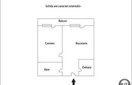 Apartament 1 camera, utilat si mobilat modern in zona strazii Porii. LA CHEIE!