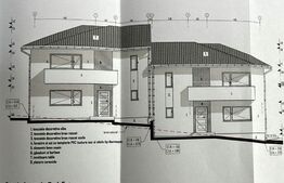 Casa cuplata 4 camere, 120 mp, teren 250 mp, intrare Popesti