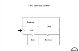 Apartament cu 2 camere, 52 mp, 3 balcoane, etajul 1, zona strazii Eroilor!