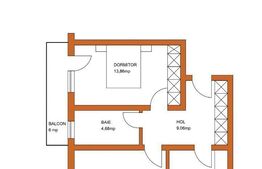 Apartament 2 camere, 54mp, zona Subcetate City