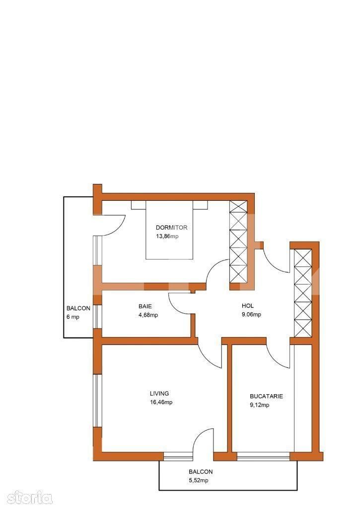 Apartament de vânzare 2 camere Sanpetru - 129958AV | BLITZ Brașov | Poza12