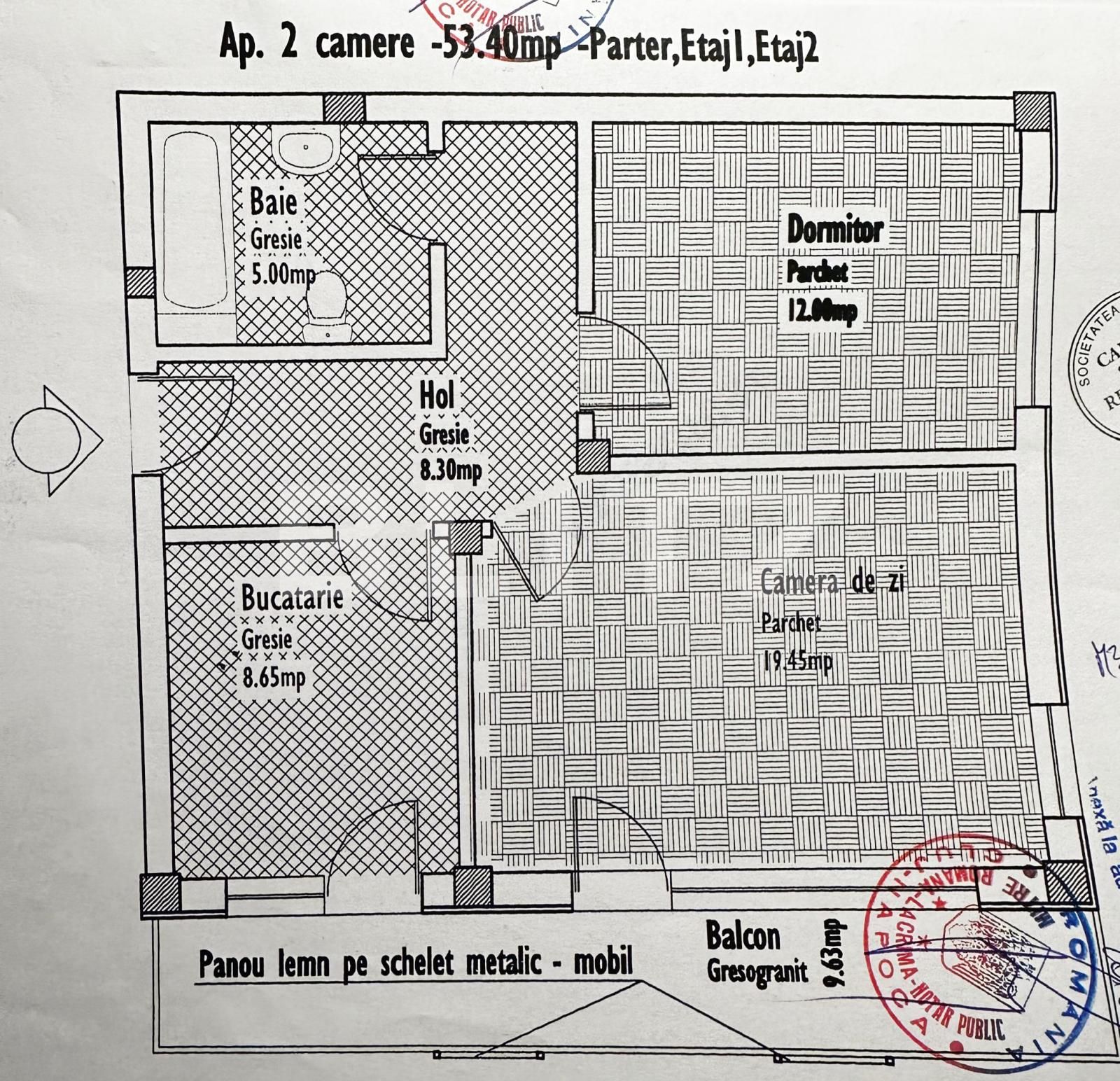 Apartament de 2 camere în bloc nou. | Poza1