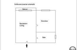 2 camere, 49 mp, etaj intermediar, semifinisat, zona strazii Constantin Brancusi