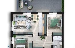 Apartament 3 camere, TVA inclus, terasa, zona Iris