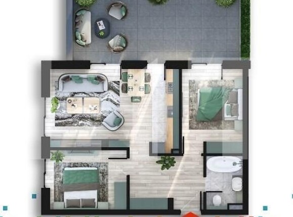 Apartament de vânzare 3 camere Iris - 130594AV | BLITZ Cluj-Napoca | Poza2