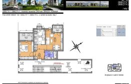 Oportunitate! Apartament 2 camere, 3 balcoane, 2 locuri de parcare, 50mp, zona Ghimbav-Cristian