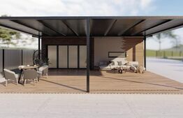 Casa unicata, 3 camere, 200 mp, terasa acoperita, curte de 1000 mp, Buna Ziua