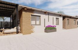 Casa unicata, 3 camere, 200 mp, terasa acoperita, curte de 1000 mp, Buna Ziua