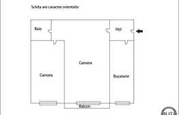 Apartament 2 camere, 42 mp utili, zona strazii Moldoveanu!