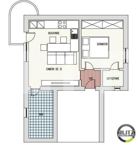 Apartament de vânzare 2 camere Central - 13093AV | BLITZ Cluj-Napoca | Poza4