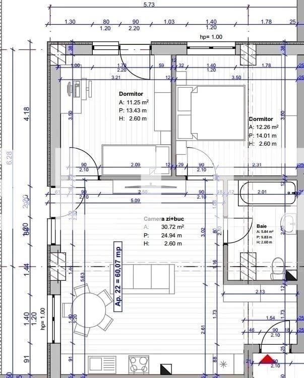 Apartament de vânzare 3 camere Floreşti - 130973AV | BLITZ Cluj-Napoca | Poza3