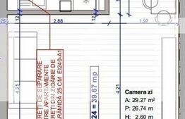 Exclusivitate, Comision 0%- Apartament 1 camere, 40 mp, finisat, posibilitate rate dezvoltator, Floresti