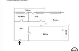 2 camere, decomandat, 54 mp, 2 balcoane inchise, boxa, zona strazii Brancusi!