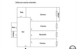 3 camere, 68 mp, decomandat, boxa la subsol, A.C., zona strazii Observator!