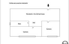 2 camere, decomandat, garaj, 45 mp, mobilat modern, zona Salii Sporturilor