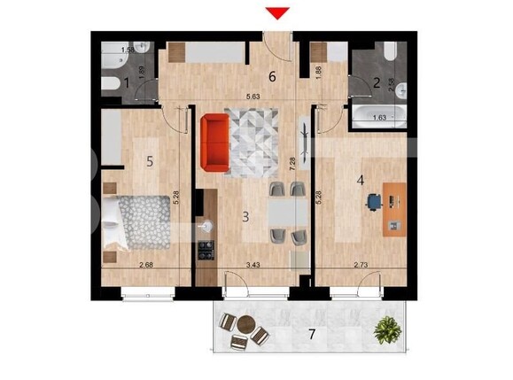 Apartament de vânzare 3 camere Zorilor - 131979AV | BLITZ Cluj-Napoca | Poza1