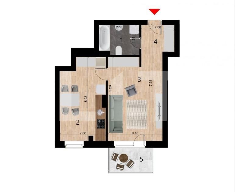 Apartament de vânzare 2 camere Zorilor - 132097AV | BLITZ Cluj-Napoca | Poza6