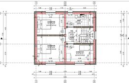 Casa individuala, 4 camere, 112mp utili, 1020 mp teren,  panorama, Corusu