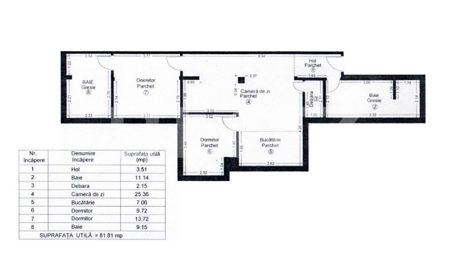 Apartament de vânzare 3 camere Zorilor - 132368AV | BLITZ Cluj-Napoca | Poza1