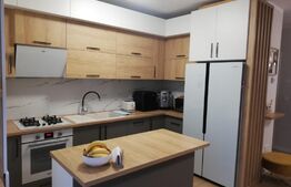 Apartament 3 camere 2 bai finisat mobilat Lux cu CF 77 mp, Columna Residence