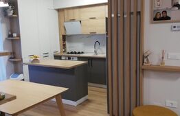 Apartament 3 camere 2 bai finisat mobilat Lux cu CF 77 mp, Columna Residence