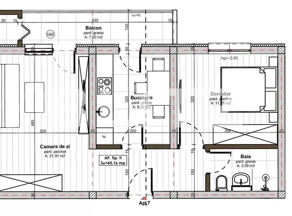 Apartament de vânzare 2 camere Apahida - 132526AV | BLITZ Cluj-Napoca | Poza2