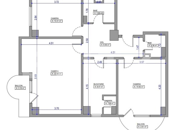 Apartament de vânzare 3 camere Marasti - 132676AV | BLITZ Cluj-Napoca | Poza1
