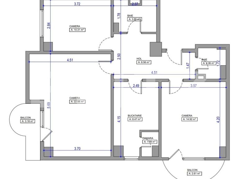Apartament de vânzare 3 camere Marasti - 132676AV | BLITZ Cluj-Napoca | Poza1