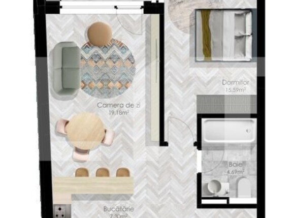 Apartament de vânzare 2 camere Central - 133093AV | BLITZ Cluj-Napoca | Poza1
